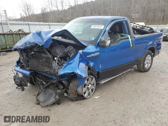 2009 Ford F-150 XL with VIN 1FTRF14WX9KB51584, listed as a Copart auction lot 65973012 with 169,766 mi miles and Salvage title. Bid and sale history available at DreamBid. Image 1.