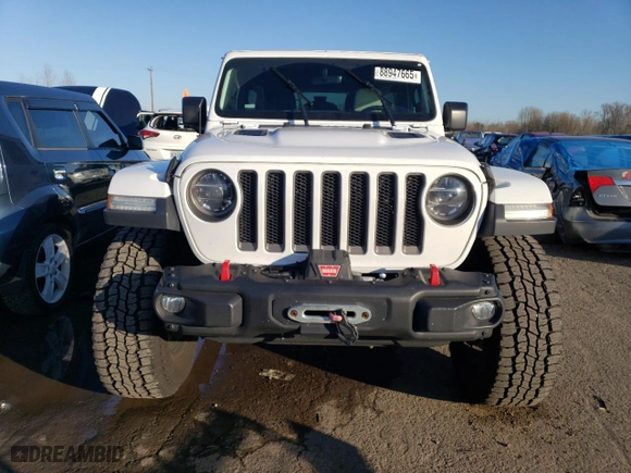 2019 Jeep Wrangler Unlimited Rubicon with VIN 1C4HJXFN5KW547244, listed as a Copart auction lot 88947665 with 77,853 mi miles and Salvage Title. Bid and sale history available at carsss.com. Image 5.