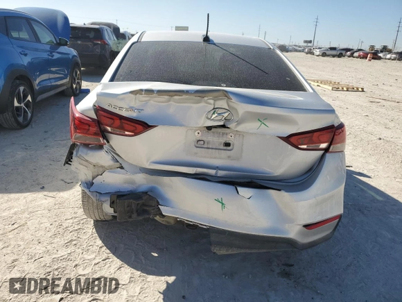 2022 Hyundai Accent Limited with VIN 3KPC34A61NE165830, listed as a Copart auction lot 46813205 with 33,461 mi miles and Salvage Title. Bid and sale history available at carsss.com. Image 6.