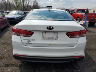2016 Kia Optima LX with VIN 5XXGT4L34GG057104, listed as a Copart auction lot 54136095 with 78,325 mi miles and Clean Title. Bid and sale history available at carsss.com. Image 6.