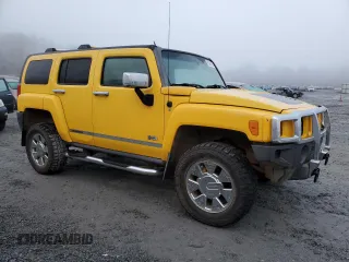 2007 Hummer H3 SUV with VIN 5GTDN13E678101645, listed as a Copart auction lot 85368114 with 209,716 mi miles and Salvage Title. Bid and sale history available at DreamBid. Image 4.