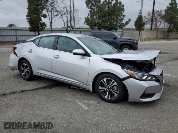 2021 Nissan Sentra SV z VIN 3N1AB8CV8MY262254, wystawiony jako Copart lot #55778955 z przebiegiem 64 453 mil mil oraz Szkoda całkowita • Salvage title. Historia ofert i sprzedaży dostępna na DreamBid. Obrazek 4.