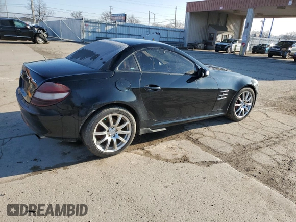 2005 Mercedes-Benz SLK 230/320 with VIN WDBWK56F15F043584, listed as a Copart auction lot 49313445 with 96,372 mi miles and Salvage title. Bid and sale history available at DreamBid. Image 3.
