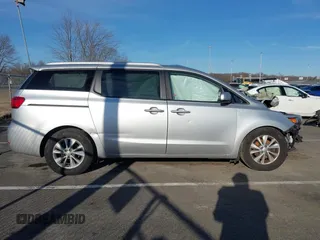 2016 Kia Sedona LX with VIN KNDMB5C11G6188015, listed as a IAAI auction lot 41580251 with 87,888 mi miles. Bid and sale history available at carsss.com. Image 13.