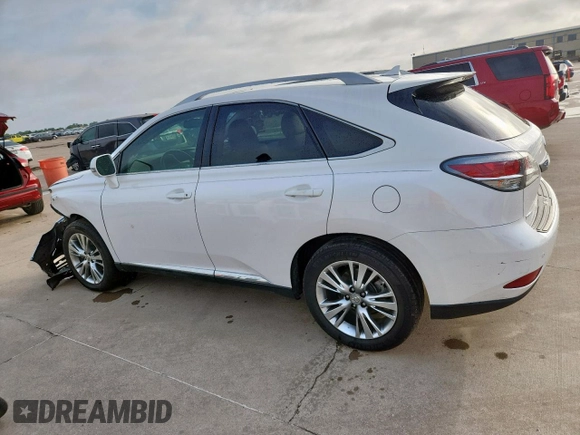 2013 Lexus RX 350 with VIN 2T2ZK1BA2DC102730, listed as a Copart auction lot 63911675 with 105,347 mi miles and Salvage title. Bid and sale history available at DreamBid. Image 2.