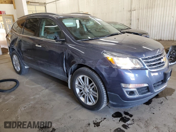 2014 Chevrolet Traverse LT with VIN 1GNKVGKD7EJ139585, listed as a Copart auction lot 49113015 with 142,032 mi miles and Salvage Title. Bid and sale history available at carsss.com. Image 4.