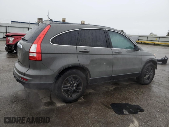 2011 Honda CR-V EX-L with VIN 5J6RE4H70BL039281, listed as a Copart auction lot 48977235 with 267,330 mi miles and Salvage Title. Bid and sale history available at carsss.com. Image 3.