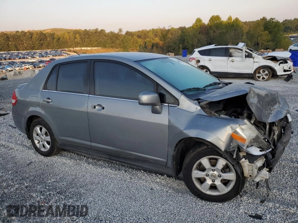 2007 Nissan Versa 1.8 SL with VIN 3N1BC11E67L420328, listed as a Copart auction lot 75806654 with 0 mi miles and Salvage Title. Bid and sale history available at carsss.com. Image 4.