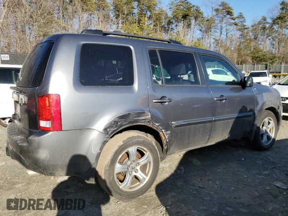 2013 Honda Pilot EX-L с VIN 5FNYF3H63DB010461, выставлен на аукционе Copart как лот 43553365 с пробегом 130 001 миль миль и Списание • Salvage title. История ставок и продаж доступна на DreamBid. Изображение 3.