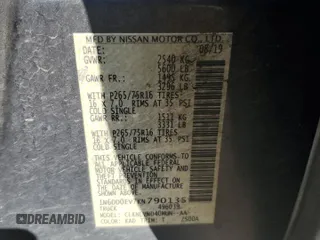2019 Nissan Frontier SV z VIN 1N6DD0EV7KN790135, wystawiony jako Copart lot #60435615 z przebiegiem 74 395 mil mil oraz Szkoda całkowita • Salvage title. Historia ofert i sprzedaży dostępna na DreamBid. Obrazek 13.