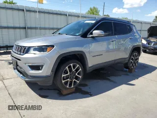 2017 Jeep Compass Limited z VIN 3C4NJDCB5HT672030, wystawiony jako Copart lot #56143805 z przebiegiem 76 334 mil mil oraz Szkoda całkowita • Salvage title. Historia ofert i sprzedaży dostępna na DreamBid. Obrazek 1.