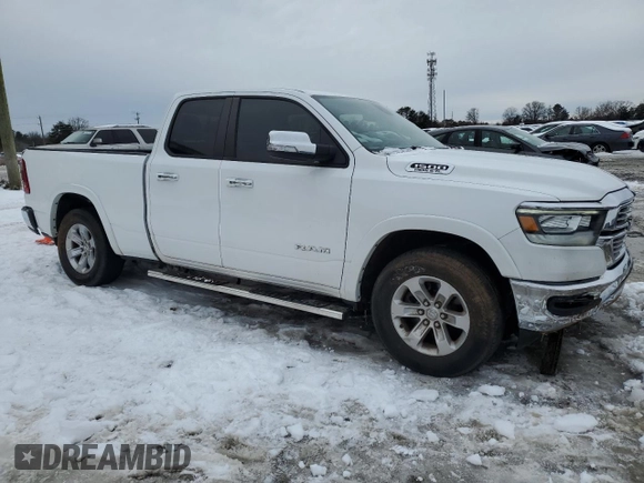 2020 Ram 1500 Laramie with VIN 1C6RREDT8LN277766, listed as a Copart auction lot 88015695 with 73,363 mi miles and Salvage title. Bid and sale history available at DreamBid. Image 4.