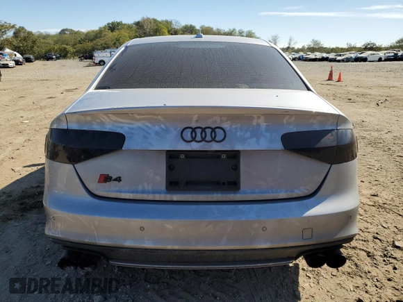 2015 Audi S4 Premium Plus with VIN WAUBGAFL5FA079614, listed as a Copart auction lot 75933174 with 100,652 mi miles and Salvage Title. Bid and sale history available at carsss.com. Image 6.