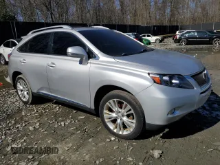 2010 Lexus RX 450h with VIN JTJBC1BA9A2409340, listed as a Copart auction lot 50181495 with 106,705 mi miles and Salvage Title. Bid and sale history available at DreamBid. Image 4.