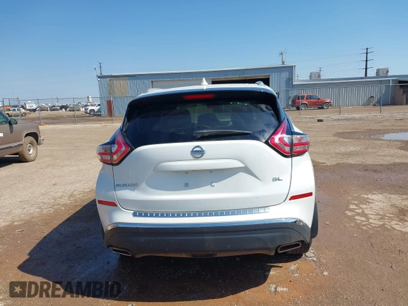 2017 Nissan Murano S z VIN 5N1AZ2MG7HN170895, wystawiony jako IAAI lot #42232990 z przebiegiem 143 067 mil mil oraz . Historia ofert i sprzedaży dostępna na DreamBid. Obrazek 17.