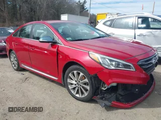 2017 Hyundai Sonata Sport with VIN 5NPE34AF9HH451174, listed as a IAAI auction lot 41732736 with 95,937 mi miles. Bid and sale history available at carsss.com. Image 1.