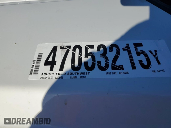 2020 Ford F-150 XL with VIN 1FTMF1CB5LKD40143, listed as a Copart auction lot 47053215 with Not Provided miles and Non Repairable. Bid and sale history available at carsss.com. Image 12.