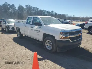 2018 Chevrolet Silverado 1500 Work Truck with VIN 1GCRCNEC4JZ328047, listed as a Copart auction lot 46648155 with 55,571 mi miles and Salvage Title. Bid and sale history available at carsss.com. Image 4.