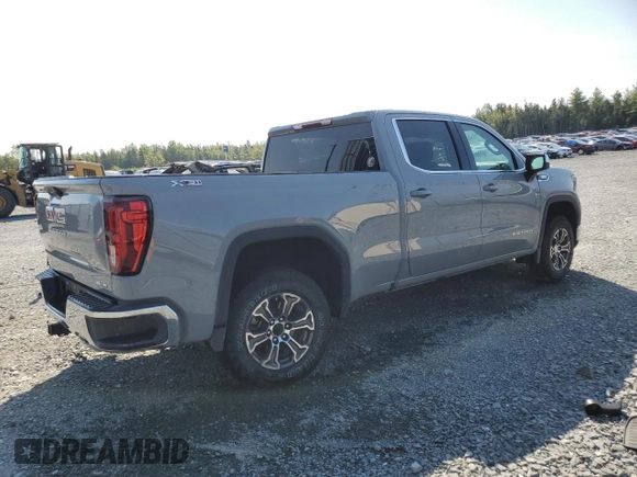 2024 GMC Sierra 1500 with VIN 1GTUUBE82RZ199366, listed as a Copart auction lot 72135544 with 15,122 mi miles and Salvage Title. Bid and sale history available at DreamBid. Image 3.