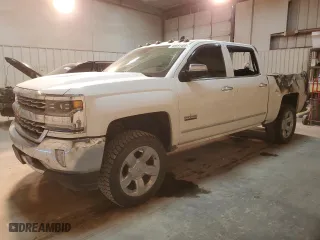 2018 Chevrolet Silverado 1500 LTZ with VIN 3GCUKSEC8JG147190, listed as a Copart auction lot 45591455 with 114,882 mi miles and Salvage Title. Bid and sale history available at carsss.com. Image 1.