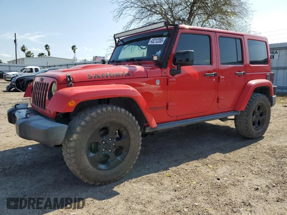 2015 Jeep Wrangler Unlimited Sahara with VIN 1C4BJWEG5FL717175, listed as a Copart auction lot 43212355 with 93,298 mi miles and Clean Title. Bid and sale history available at carsss.com. Image 1.