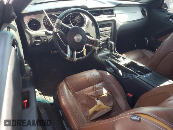 2014 Ford Mustang V6 with VIN 1ZVBP8AM3E5301910, listed as a Copart auction lot 56006345 with 163,880 mi miles and Salvage title. Bid and sale history available at DreamBid. Image 8.