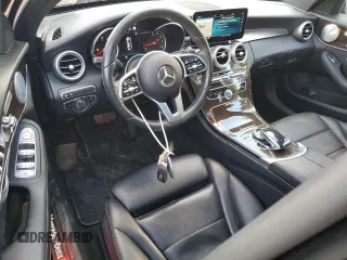 2020 Mercedes-Benz C 300 with VIN W1KWF8EB8LR590715, listed as a Copart auction lot 88220005 with 105,201 mi miles and Salvage Title. Bid and sale history available at DreamBid. Image 8.