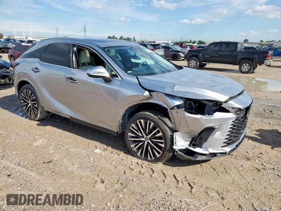 2023 Lexus RX 350 with VIN 2T2BAMBA4PC022193, listed as a Copart auction lot 58991955 with 18,696 mi miles and Salvage title. Bid and sale history available at DreamBid. Image 4.