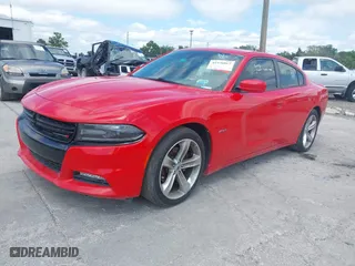 2018 Dodge Charger R/T with VIN 2C3CDXCT9JH223476, listed as a IAAI auction lot 41936867 with 158,946 mi miles. Bid and sale history available at carsss.com. Image 2.