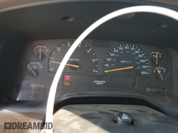 2001 Dodge Dakota z VIN 1B7GL22X21S128774, wystawiony jako Copart lot #58313685 z przebiegiem 167 355 mil mil oraz Czysty tytuł • Clean title. Historia ofert i sprzedaży dostępna na DreamBid. Obrazek 9.