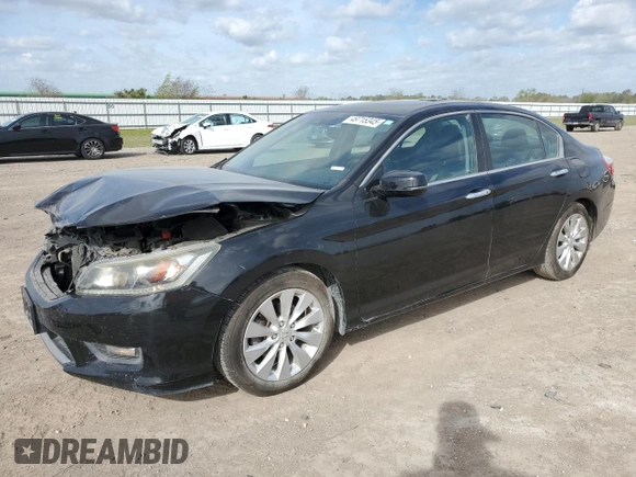 2014 Honda Accord Sedan EX-L with VIN 1HGCR2F86EA217728, listed as a Copart auction lot 49715345 with 93,409 mi miles and Salvage Title. Bid and sale history available at carsss.com. Image 1.