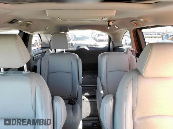 2018 Honda Odyssey EX-L with VIN 5FNRL6H76JB054750, listed as a Copart auction lot 49651795 with 55,451 mi miles and Salvage Title. Bid and sale history available at carsss.com. Image 10.