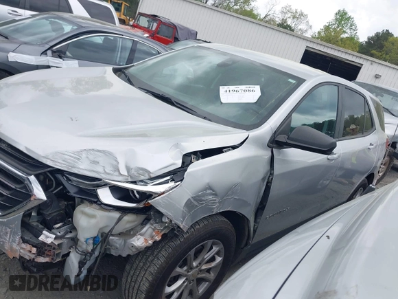2020 Chevrolet Equinox LS with VIN 3GNAXHEV6LS720037, listed as a IAAI auction lot 41967086 with 68,000 mi miles and . Bid and sale history available at DreamBid. Image 15.