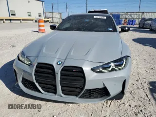 2021 BMW M4 with VIN WBS53AZ07MCH50971, listed as a Copart auction lot 73740474 with 11,512 mi miles and Salvage Title. Bid and sale history available at carsss.com. Image 5.