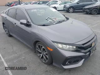 2018 Honda Civic Si z VIN 2HGFC1E5XJH708055, wystawiony jako IAAI lot #41710417 z przebiegiem 94 190 mil mil oraz . Historia ofert i sprzedaży dostępna na DreamBid. Obrazek 1.