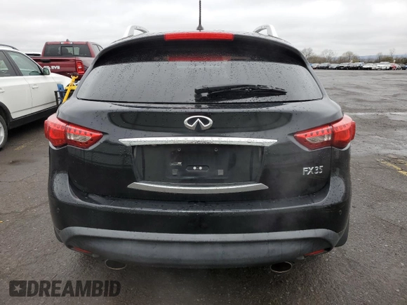 2012 Infiniti FX35 with VIN JN8AS1MU1CM121221, listed as a Copart auction lot 52927525 with 139,706 mi miles and Clean Title. Bid and sale history available at carsss.com. Image 6.