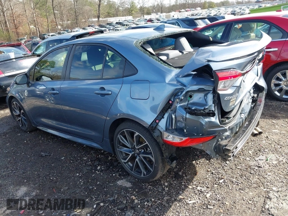 2022 Toyota Corolla SE with VIN JTDS4MCE6N3511584, listed as a IAAI auction lot 41581139 with 85,595 mi miles. Bid and sale history available at carsss.com. Image 3.
