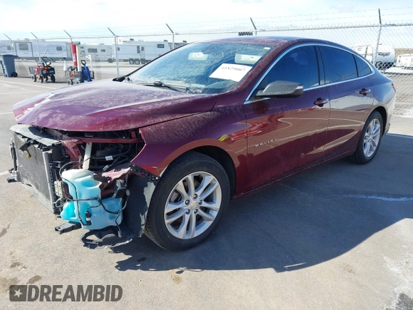 2016 Chevrolet Malibu LT with VIN 1G1ZE5ST8GF311494, listed as a IAAI auction lot 41829007 with 122,263 mi miles and . Bid and sale history available at DreamBid. Image 2.