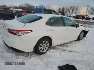 2019 Toyota Camry LE with VIN 4T1B11HK2KU818757, listed as a Copart auction lot 45773145 with 106,210 mi miles and Salvage Title. Bid and sale history available at carsss.com. Image 3.