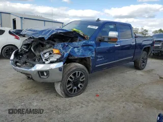2015 GMC Sierra 2500HD available WiFi SLT with VIN 1GT12ZEG5FF656368, listed as a Copart auction lot 71949114 with 453,801 mi miles and Salvage Title. Bid and sale history available at carsss.com. Image 1.