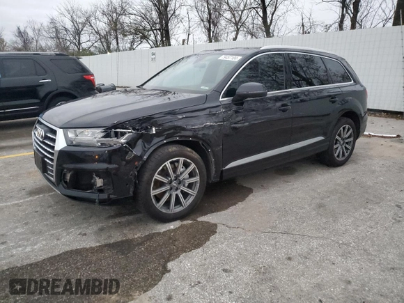 2019 Audi Q7 Prestige with VIN WA1VAAF78KD003117, listed as a Copart auction lot 79457104 with 134,898 mi miles and Salvage Title. Bid and sale history available at carsss.com. Image 1.