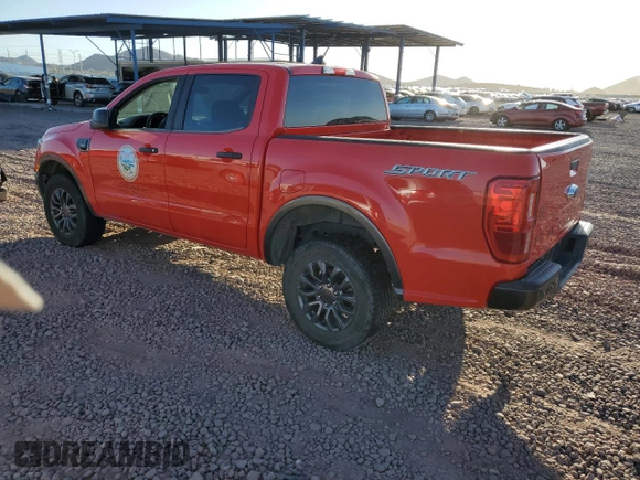 2020 Ford Ranger XL with VIN 1FTER4EH0LLA74443, listed as a Copart auction lot 57035295 with Not provided miles and Salvage title. Bid and sale history available at DreamBid. Image 2.