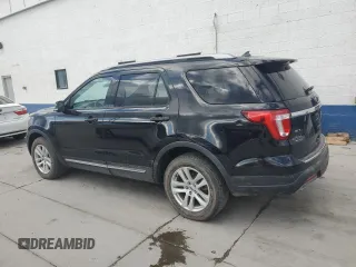 2018 Ford Explorer XLT with VIN 1FM5K8D84JGB94843, listed as a Copart auction lot 55755645 with 104,709 mi miles and Salvage title. Bid and sale history available at DreamBid. Image 2.