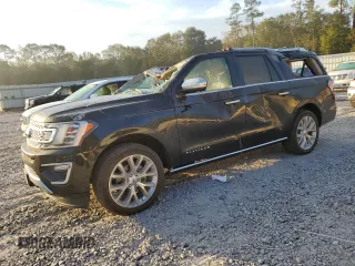 2018 Ford Expedition Max Platinum with VIN 1FMJK1MT0JEA65181, listed as a Copart auction lot 75243154 with 84,468 mi miles and Salvage title. Bid and sale history available at DreamBid. Image 1.