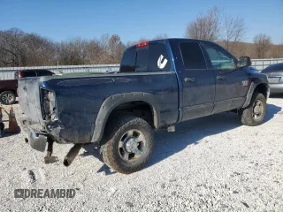 2007 Dodge Ram 2500 SLT with VIN 1D7KS28C87J551476, listed as a Copart auction lot 87764525 with 196,657 mi miles and Salvage Title. Bid and sale history available at carsss.com. Image 3.