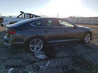 2021 Audi A5 Sportback S line Premium Plus with VIN WAUFACF59MA028338, listed as a Copart auction lot 73235173 with 20,803 mi miles. Bid and sale history available at carsss.com. Image 3.