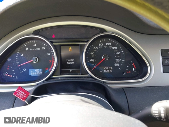 2014 Audi Q7 3.0T Premium Plus with VIN WA1LGAFE9ED020288, listed as a IAAI auction lot 41870658 with 108,816 mi miles. Bid and sale history available at carsss.com. Image 15.