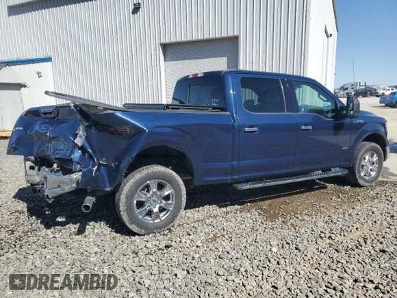 2017 Ford F-150 XL with VIN 1FTFW1EG4HKC34968, listed as a Copart auction lot 52984265 with 122,579 mi miles and Salvage Title. Bid and sale history available at carsss.com. Image 3.