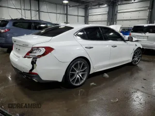 2020 Genesis G70 2.0T с VIN KMTG44LA6LU055517, выставлен на аукционе Copart как лот 44498445 с пробегом 76 816 миль миль и Списание • Salvage title. История ставок и продаж доступна на DreamBid. Изображение 3.