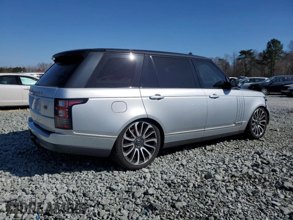 2015 Land Rover Range Rover Autobiography z VIN SALGV3TF1FA204531, wystawiony jako Copart lot #50767985 z przebiegiem 120 112 mil mil oraz Czysty tytuł • Clean title. Historia ofert i sprzedaży dostępna na DreamBid. Obrazek 3.